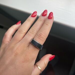 Oura ring silver gen 3 size 8 heritage